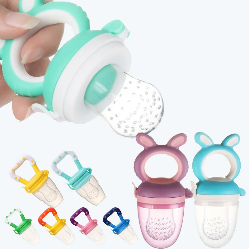 Clearance_Baby Silicone Baby Fruit Feeder Food Supplement Pacifier Molar Stick Supplementary Portable Kids Boys Girls Fruit Supp