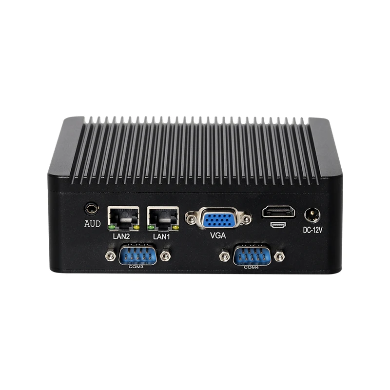 BEBEPC-Mini PC Industrial Sin ventilador, Intel Celeron N5100, DDR4, 2 LAN, 4 COM, RS232, RS485, WiFi, 4G, LTE, Windows 11/10, Linux