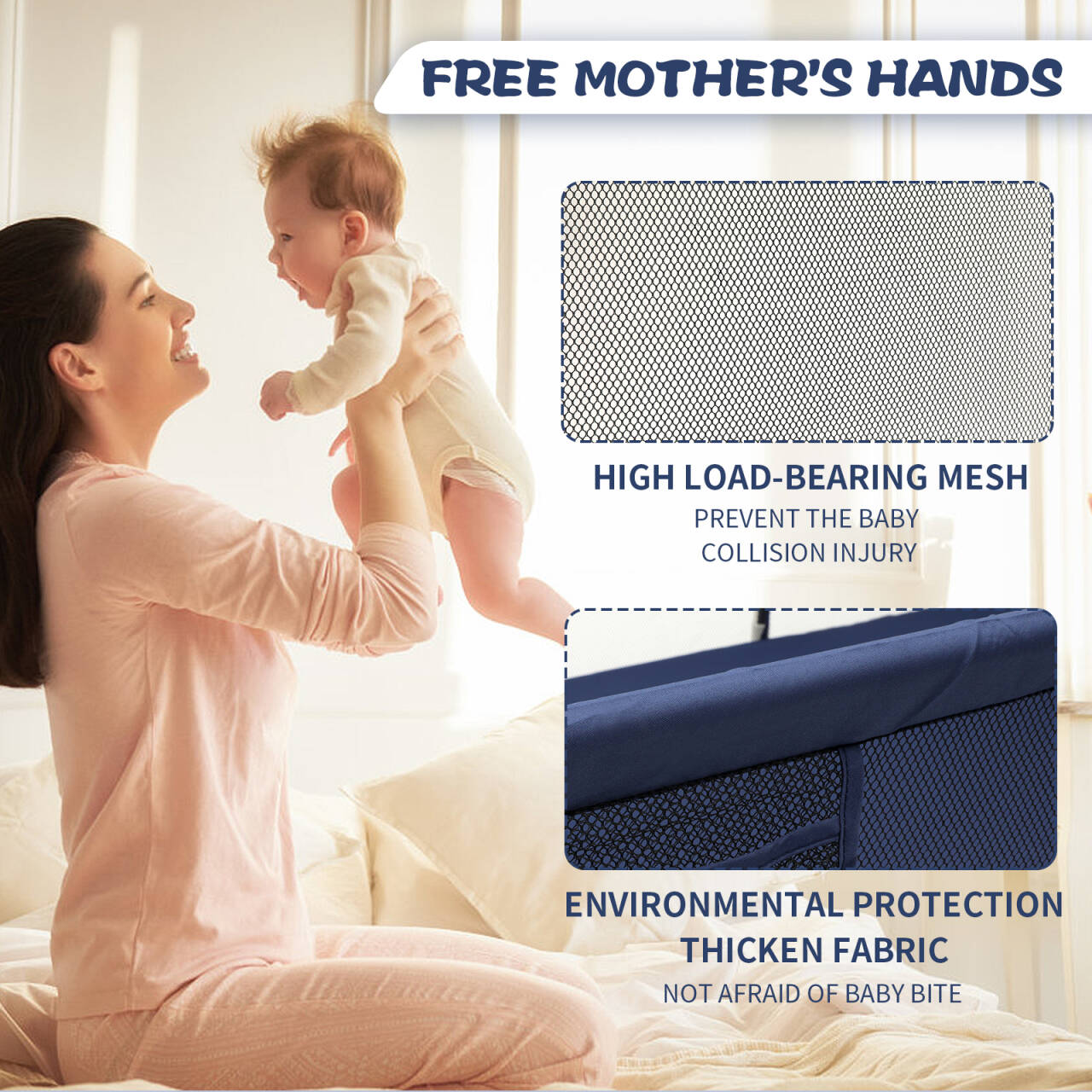 IMBABY สนามเด็กเล่นในร่ม Playpen สําหรับทารกอุปสรรคความปลอดภัยกิจกรรม Barrier สําหรับทารกสวนสาธารณะขนาดใหญ่สําหรับรั้ว Groundbox ของทารก