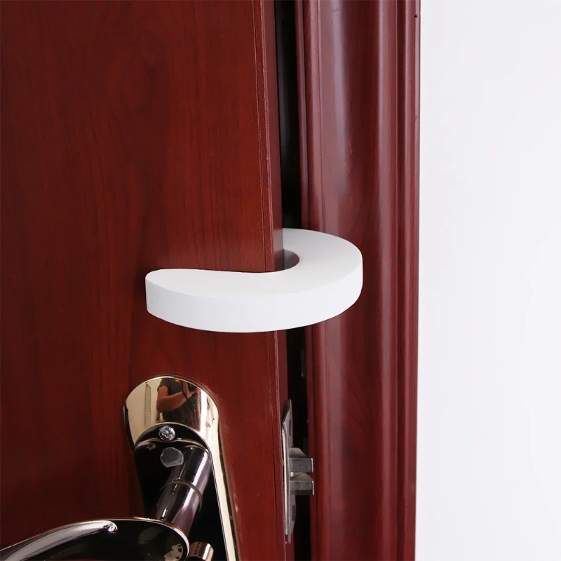 Serrures de sécurité pour bébé, 5 pièces, Protection pour enfants, Clip de porte d'armoire de sécurité en forme de C EVA, bouchon en mousse souple pour enfants