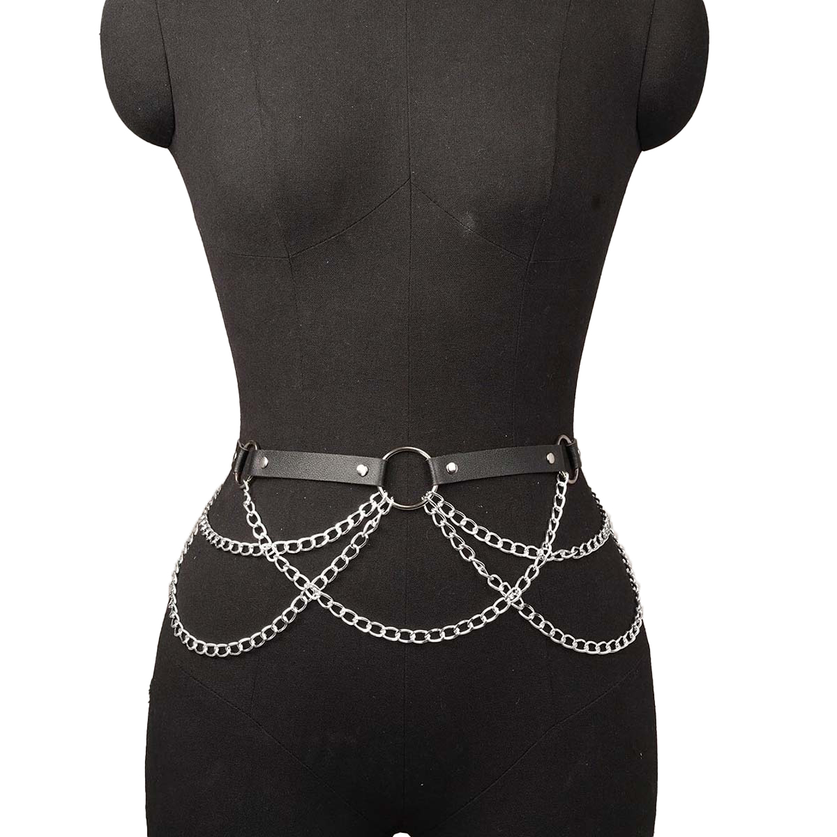 Mode Gürtel Weibliche Street Style Taille Kette Quasten Gürtel Einstellbar lässig Dekorative Bauch Kette Gothic Kleidung Zubehör