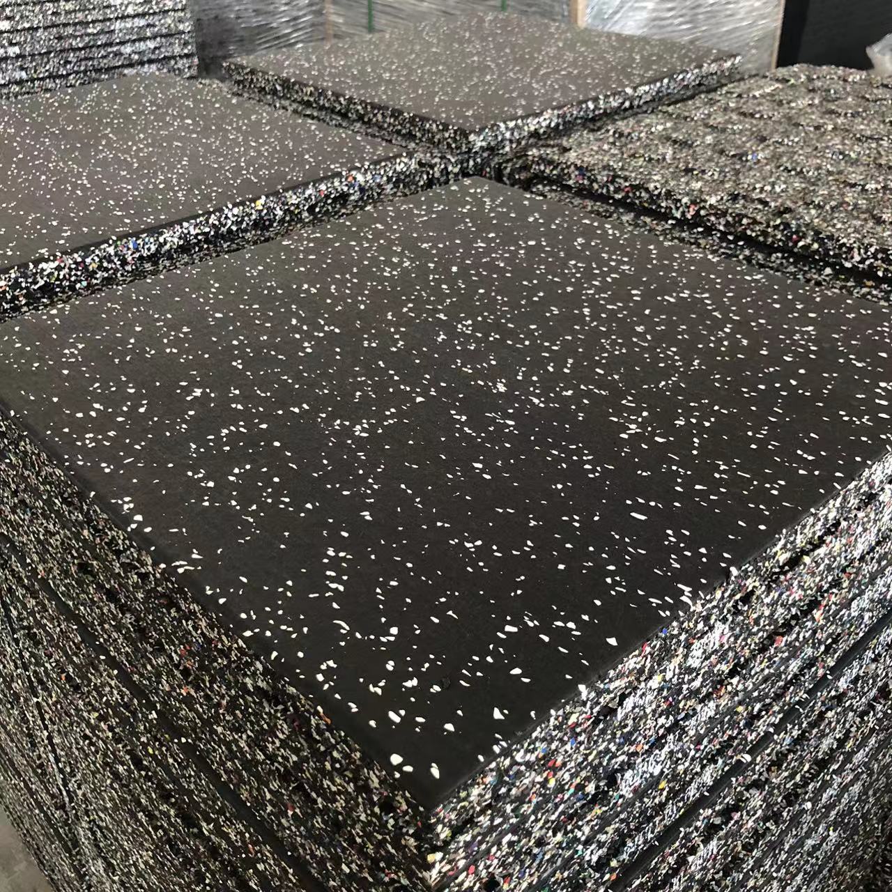 ジム用ラバーフロアマット,フィットネス,工場カスタマイズ,商業,15mm