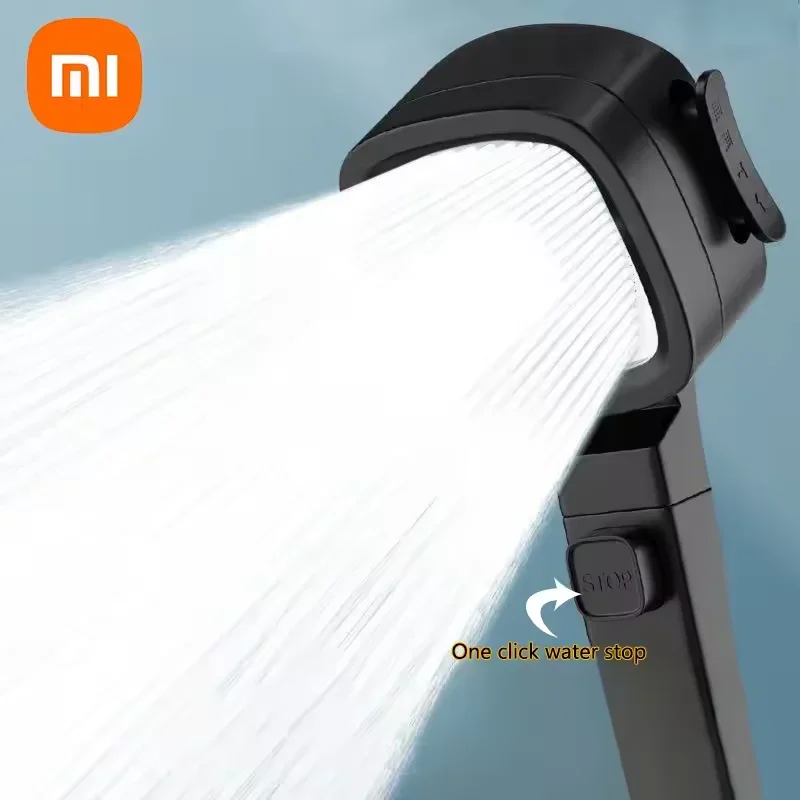 Насадка для душа высокого давления Xiaomi, 3 режима, регулируемая насадка для душа, набор умных ванных комнат, 2026, регулируемые новые аксессуары для душа Mijia