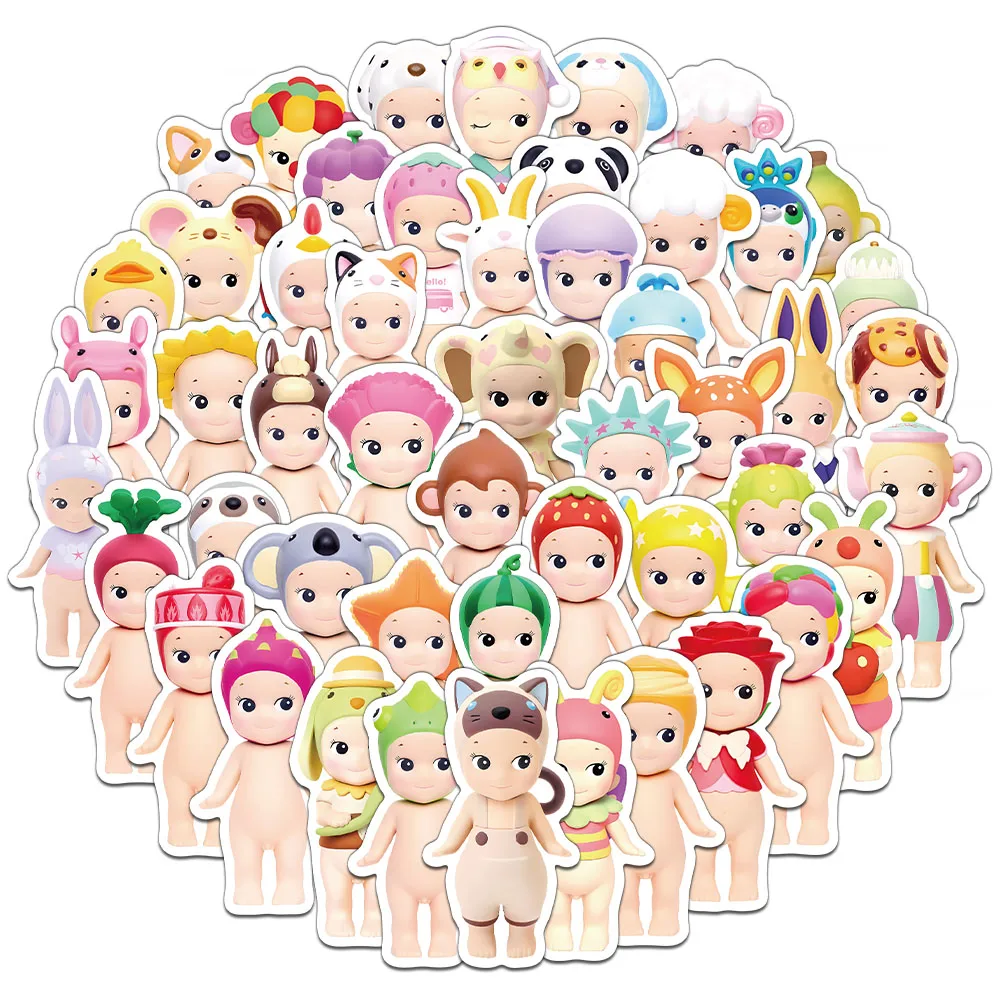 50/100PCS 크리 에이 티브 소니 앵글 스티커 장식 전화 케이스, 노트북 워터 컵 DIY 맞춤형 방수 스티커