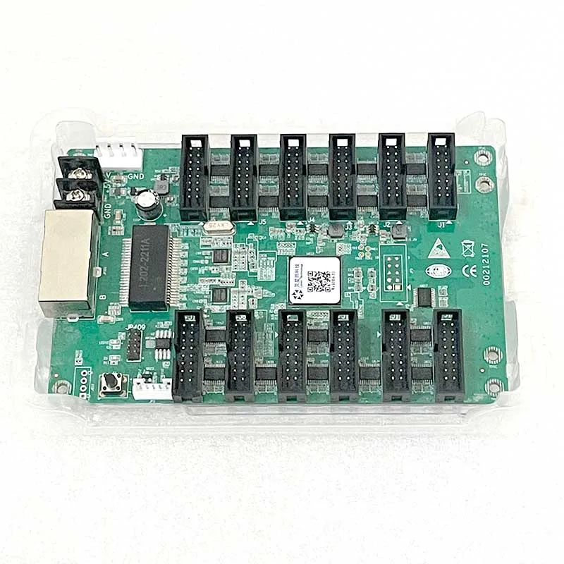 Linsn RV908m32 Tarjeta receptora Controlador de pared de vídeo Pantalla LED Matriz RGB HBU75 Tarjeta de control de módulo a todo color
