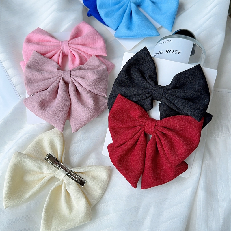 2 pçs/lote cor sólida arcos de cabelo boutique com clipes para meninas hairgrips novo headwear acessórios para o cabelo do bebê presente grampos de cabelo do bebê