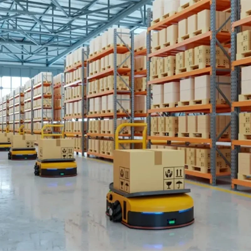 Robot de transporte de logística Carga autónoma Entrega comercial móvil Servindo robots de logística Robot Agv