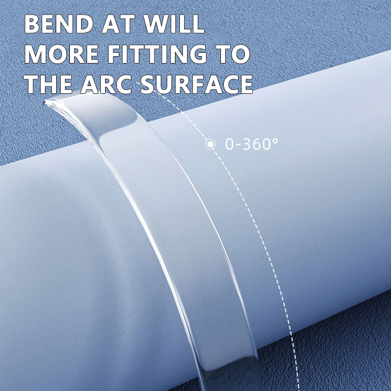 SEAMETAL 4 SZT. Przedłużona Listwa Ochronna na Zderzak Samochodowy Przezroczysta Ochrona Karoserii Anty-zarysowania Listwy Dekoracyjne na Karoserię