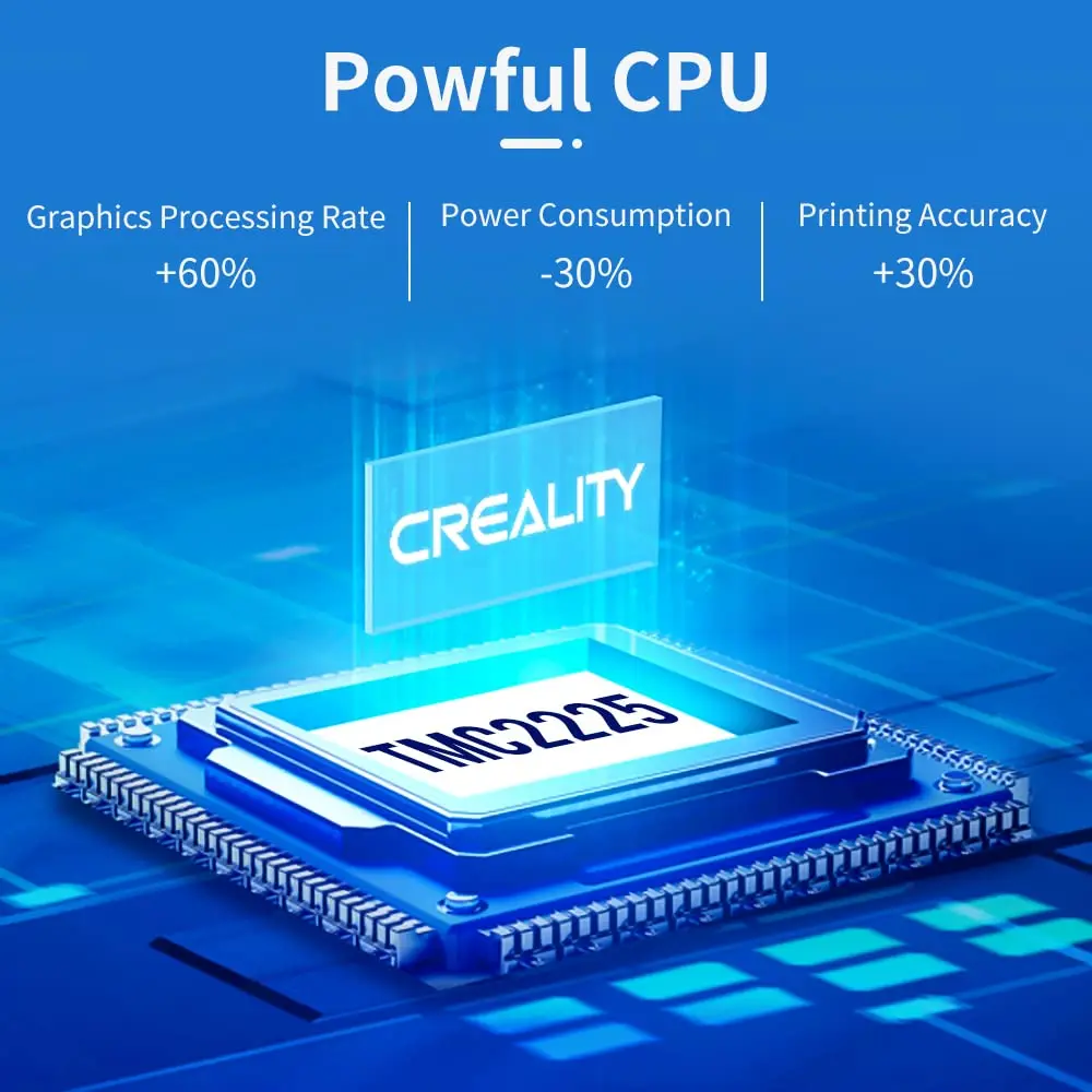 Creality impressora 3d ender 3 placa-mãe silenciosa atualizada v4.2.7 com driver tmc2225 marlin 2.0.1 para série ender 3