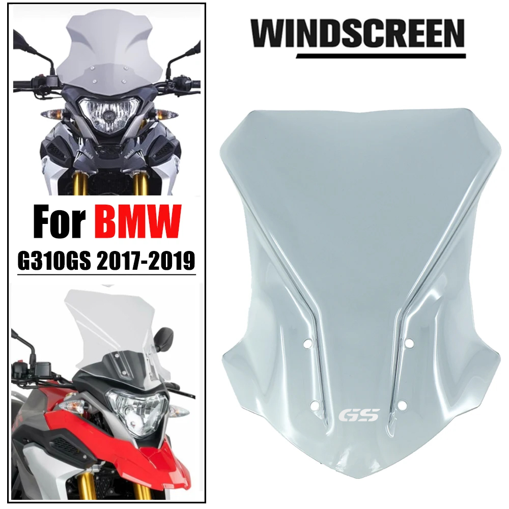 Accesorios de motocicleta para BMW G310GS 2017-2023 parabrisas Visor G 310 GS G 310GS G310 pantalla de doble burbuja ABS