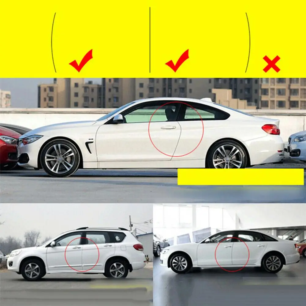 Adesivo per auto Protezioni per bordi della porta Striscia di protezione per modanatura Protezione antigraffio Barriere per crash per auto Protezione per porta Collisione universale