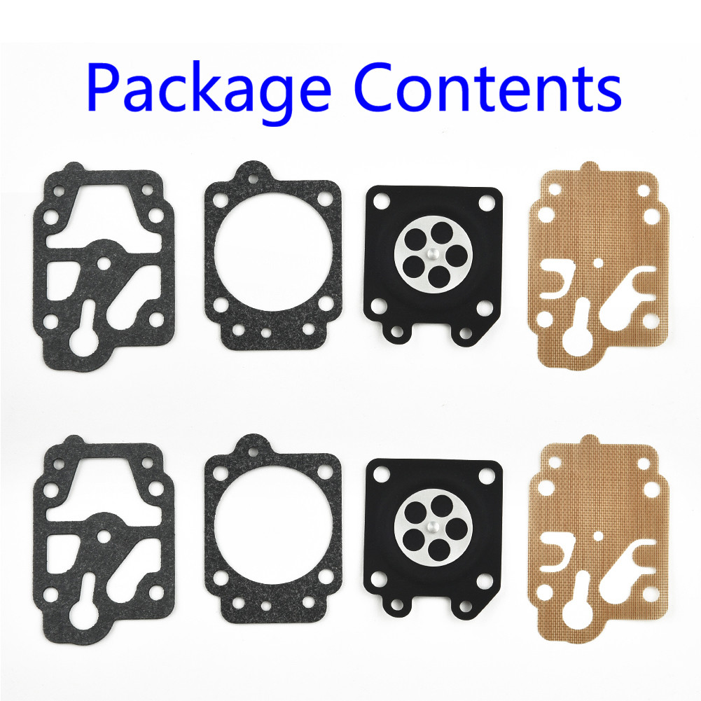 2 juegos de Kit de reparación de carburador de membrana BT3342/750 AT3342/3351 recortadora BT3342 para carburadores Shark M25 25CC desbrozadora cortacésped