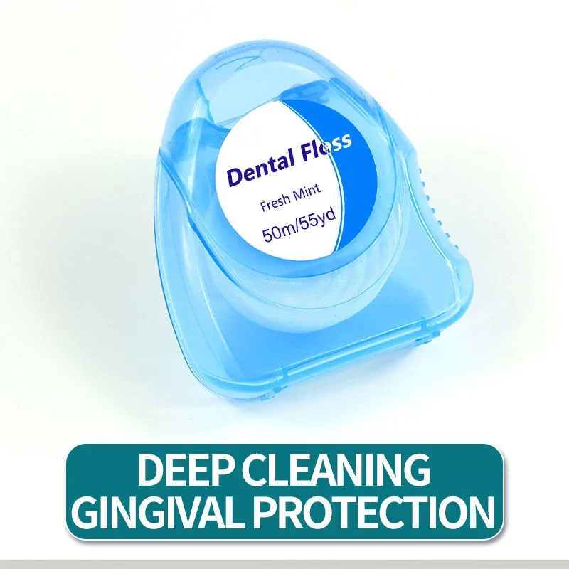 Mint Dental Floss Roll ไหมขัดฟันในครัวเรือนแยกบรรจุภัณฑ์ Clean Gap Slim ในครัวเรือน Pack ทิ้งไหมขัดฟัน Line