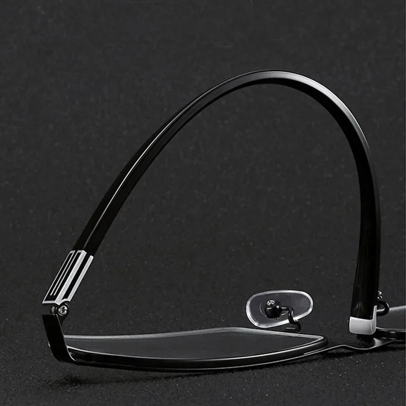 Gafas de lectura bifocales de estilo empresarial para hombres y mujeres, gafas con ajuste de visión progresiva, luz convertida multifocal + 1,0 a + 4,0