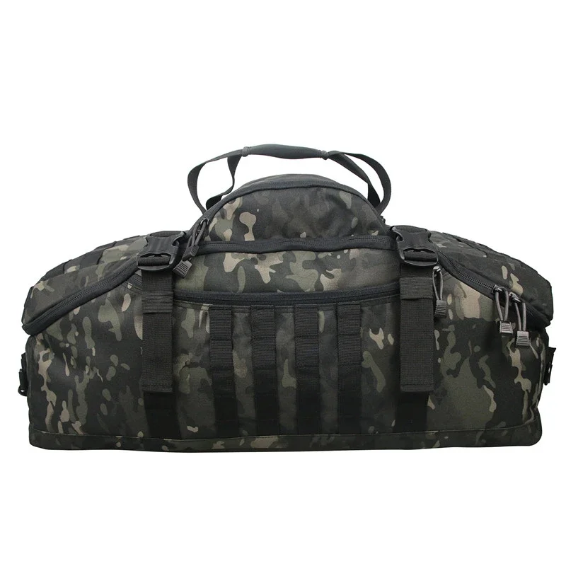 80L Sport Tasche 3 in1 Große Reise Duffle Tasche Schwarz Rucksack Funktion und Partition Wände 80L Sporttasche für Männer womenworkout Tasche
