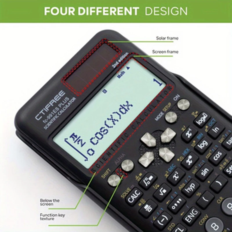 FC-991 ES PLUS Calculadora multifuncional de función científica - Función 417 Especialmente diseñada para exámenes de estudiantes, paquete económico
