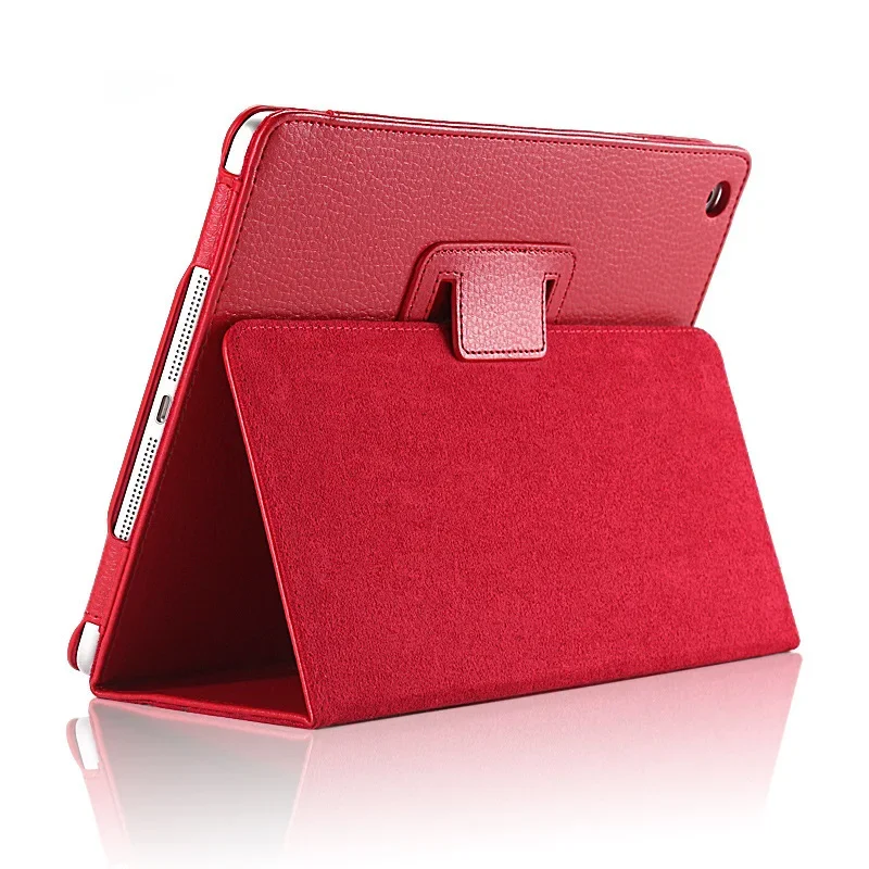 Funda con tapa para iPad 2 3 4 Funda para iPad A1395 A1396 A1397 A1416 A1430 A1403 A1458 A1459 A1460 Funda de cuero PU para iPad Mini 4 Capa