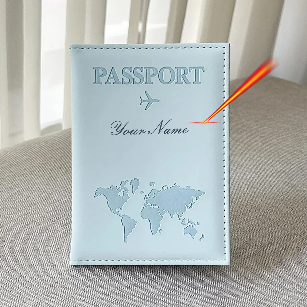 Angepasst EU Europäischen Union Passport Abdeckung Paar Karte Passport Buch Abdeckungen Frauen Reisen Personalisierte Hochzeit Drop Shipping