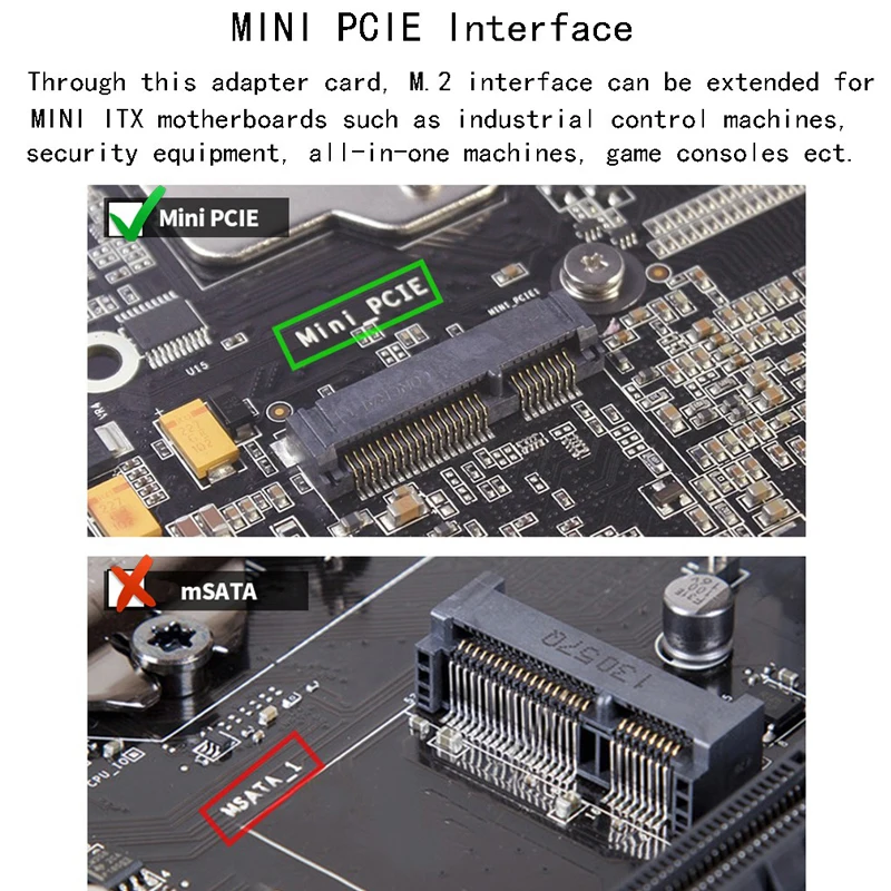 Mini PCI-E Sang M.2 Chuyển Đổi Adapter Card Mở Rộng M.2 NGFF Phím E Giao Diện Cho M.2 Bluetooth Không Dây Wifi Module laptop