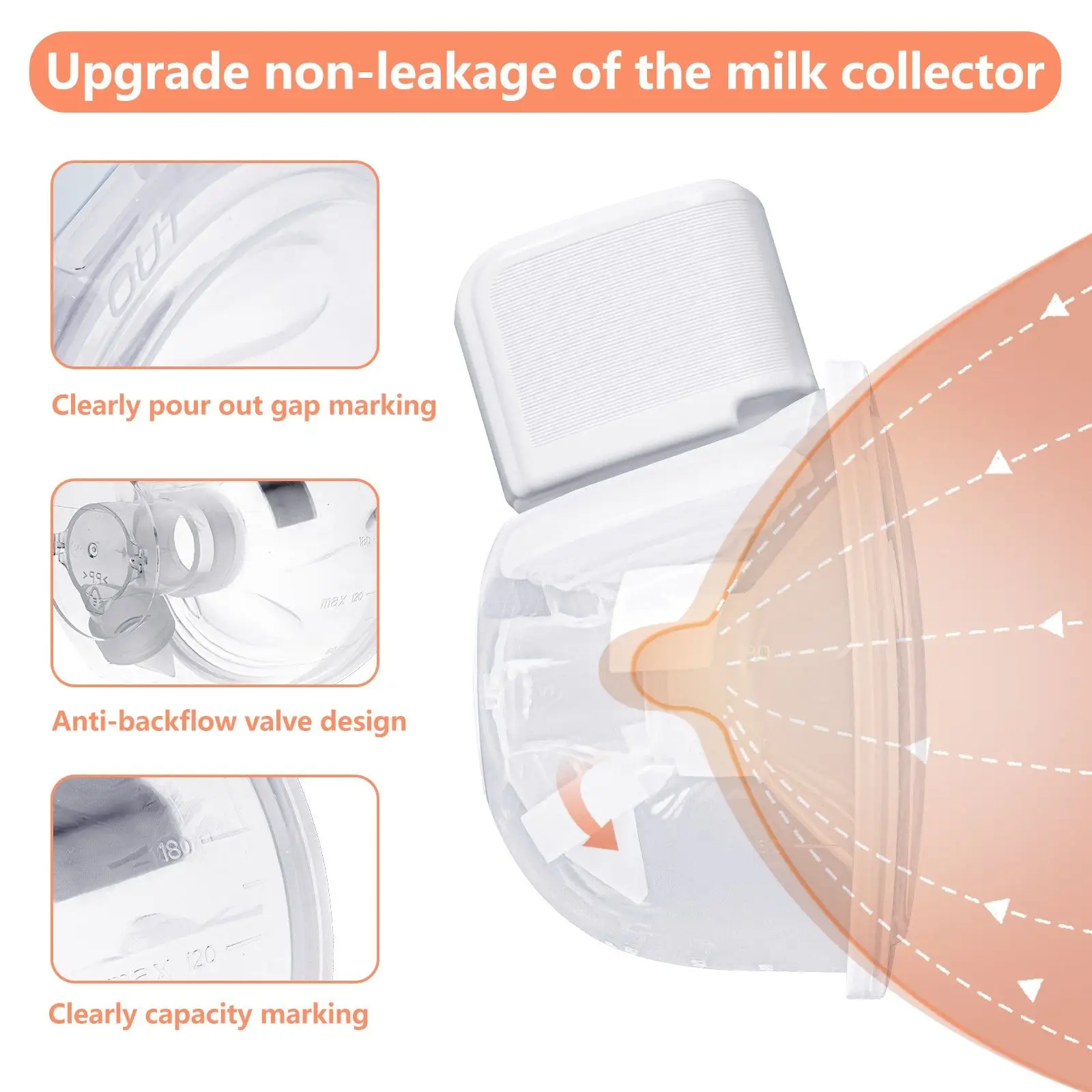 Extractor de leche eléctrico manos libres para recién nacido, Extractor de leche automático, cómodo, sin BPA, nueva actualización