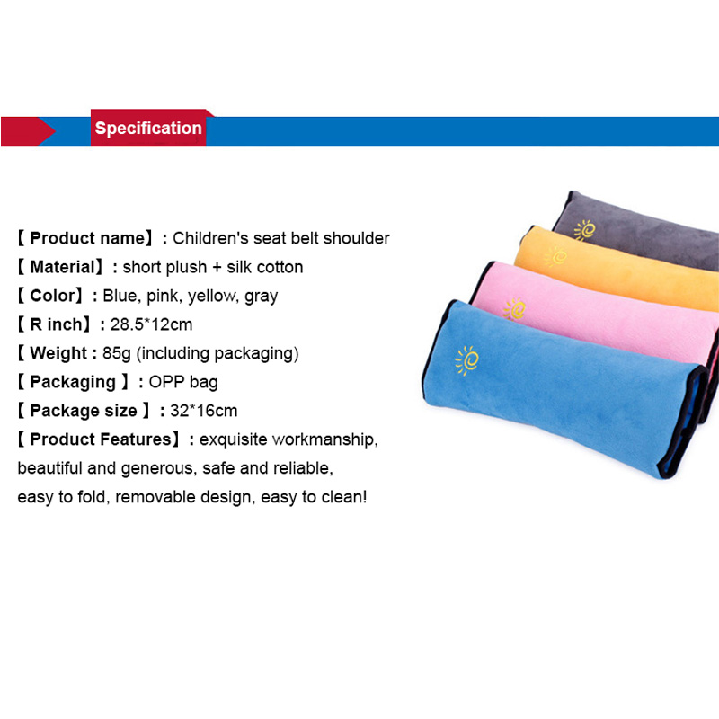 Funda para cinturón de seguridad de coche, arnés para cinturón de seguridad para niños, Protector de hombro, accesorios para cinturón de seguridad para bebé, almohadilla suave para niño