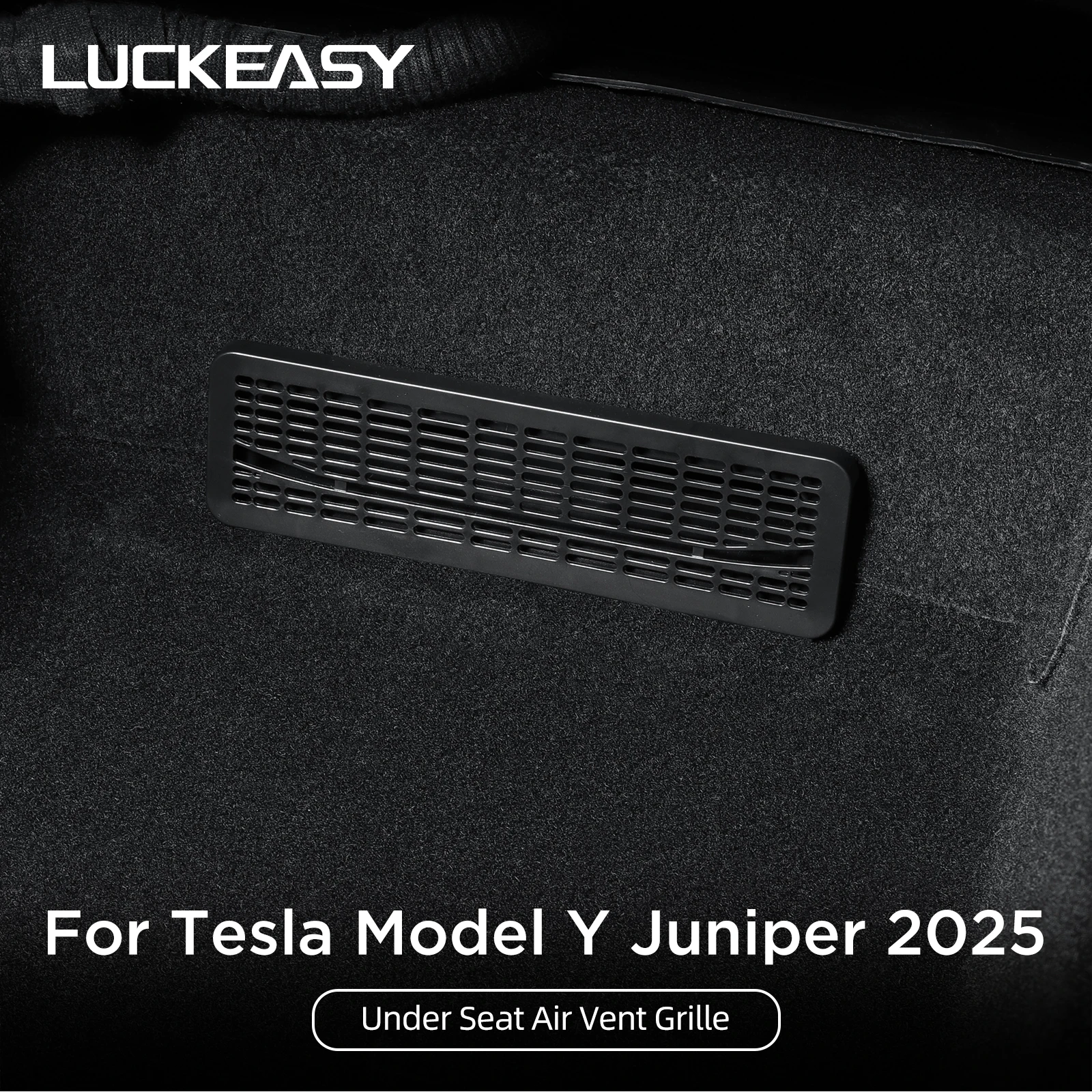 Para tesla modelo y juniper/lanzam 2025 fileira traseira saída de ar capa protetora anti-bloqueio grade de ventilação de ar protetor acessórios