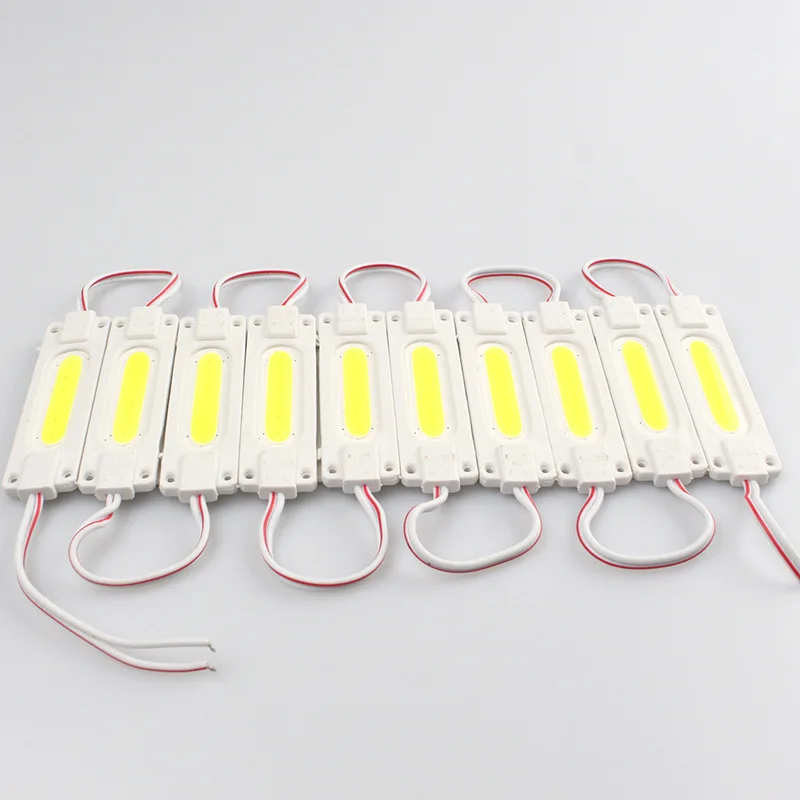 20pcs Super Bright LED COB Module Light 12V IP65 Waterproof Backlight for Shop Signboard Advertisement Sign Letter Decor Lamp