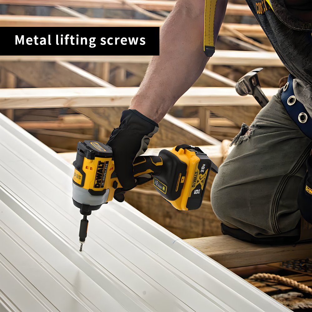 DEWALT DCF850 Slagschroevendraaier 205NM Borstelloze Accuschroevendraaier 20V Batterij Oplaadbare Elektrische Klopboormachine Elektrisch Gereedschap