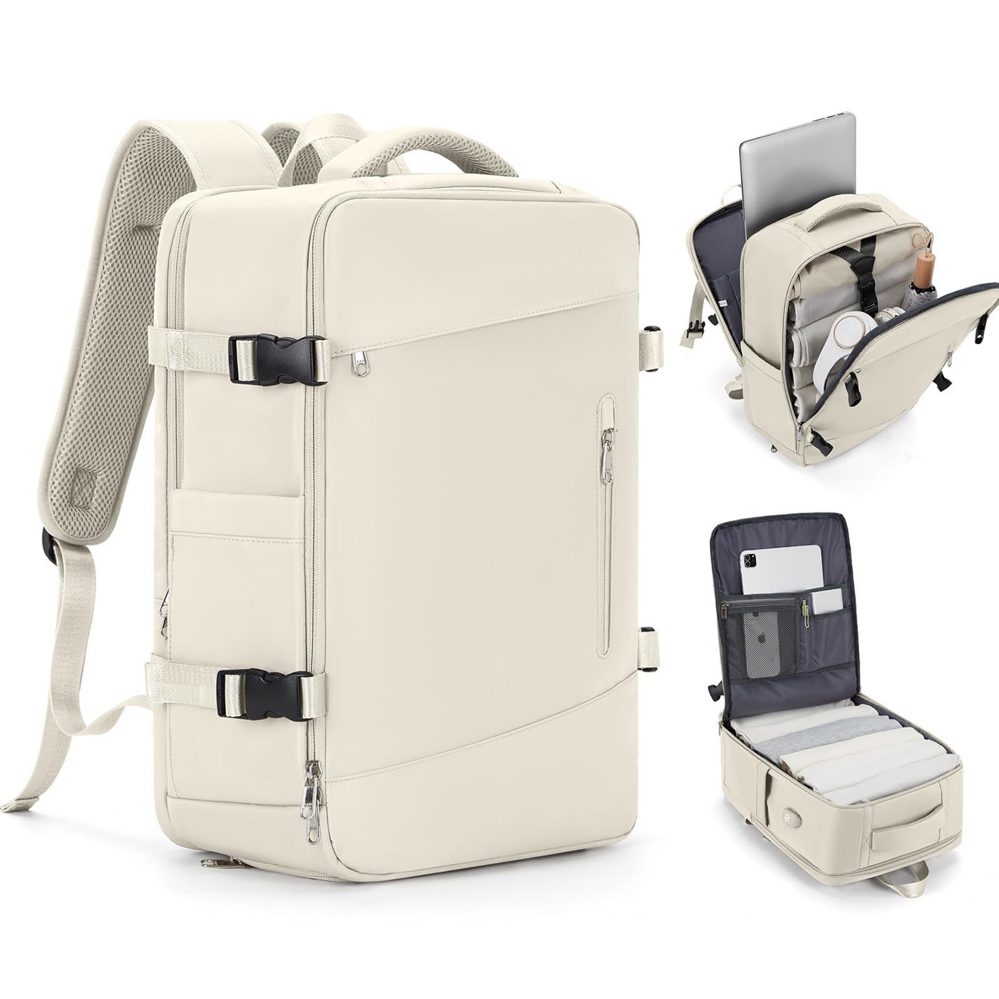 Mochila De Viagem De Alta Qualidade Para Homens, Saco Do Laptop De Negócios, Carga USB, Saco De Computador Esportivo, Estudantes, Moda