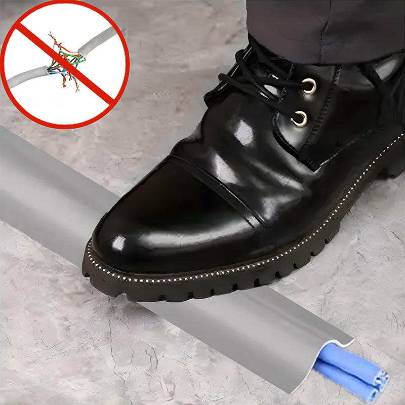 Protector de Cable autoadhesivo, tira de protección de Cable de PVC, cubierta de protección de Cable aislante, resistente al desgaste, previene organizadores de viaje