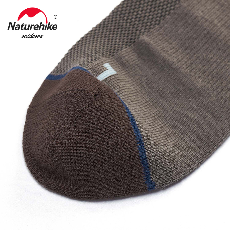 Calcetines Naturehike deportivos para hombre y mujer, calcetín de ángulo recto de secado rápido para correr al aire libre, senderismo, montañismo, transpirable a media pantorrilla