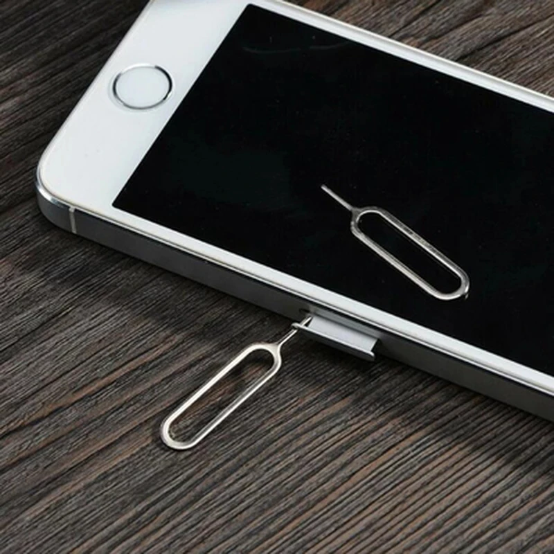100/1PCS SIM Card Tray Opening Pin Tools Ejector Needle Key for Iphone Samsung SIM Card Replacement Key for All Mobile Phones