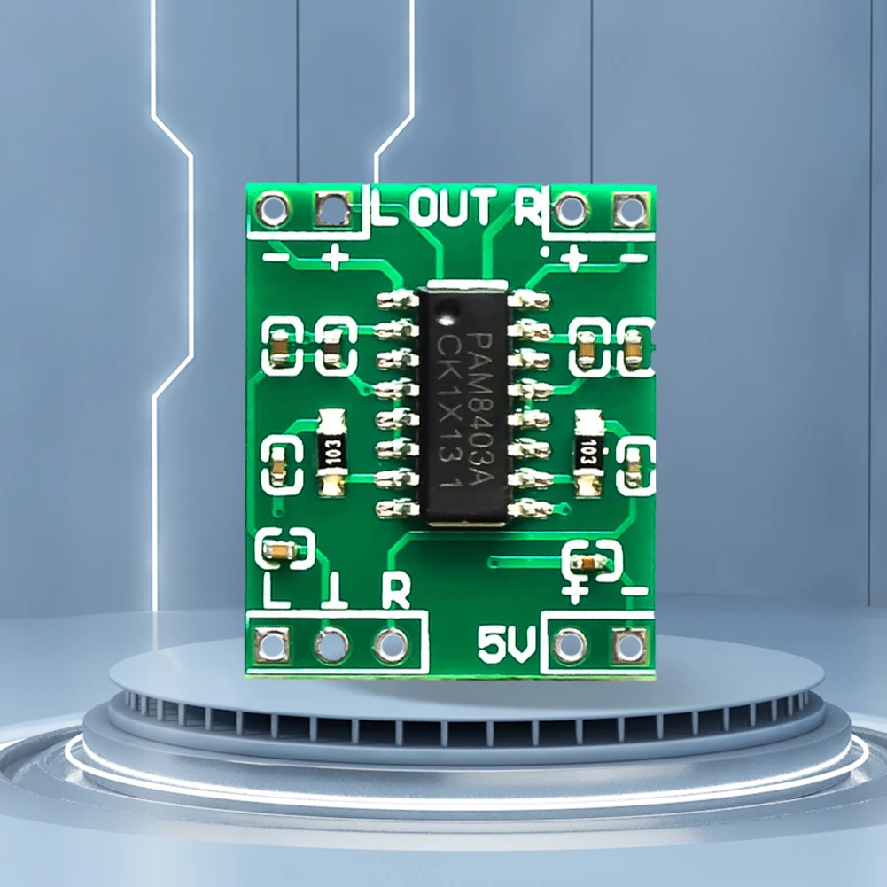 20-1 pz 2.5V a 5V Mini PAM8403 scheda amplificatore di potenza 2 canali 3W classe D altoparlante Audio scheda amplificatore Audio per Arduino