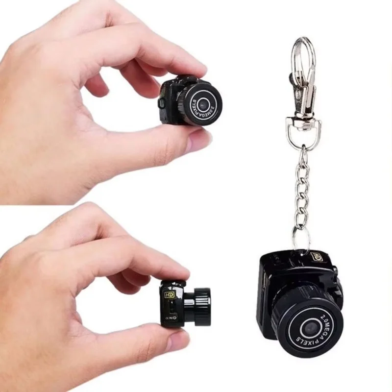 Mini cámara Y2000, grabadora de Audio y vídeo portátil, cámara de cuerpo Ultra pequeño, deporte DV DVR, Micro cámara deportiva para coche, videocámara de vigilancia