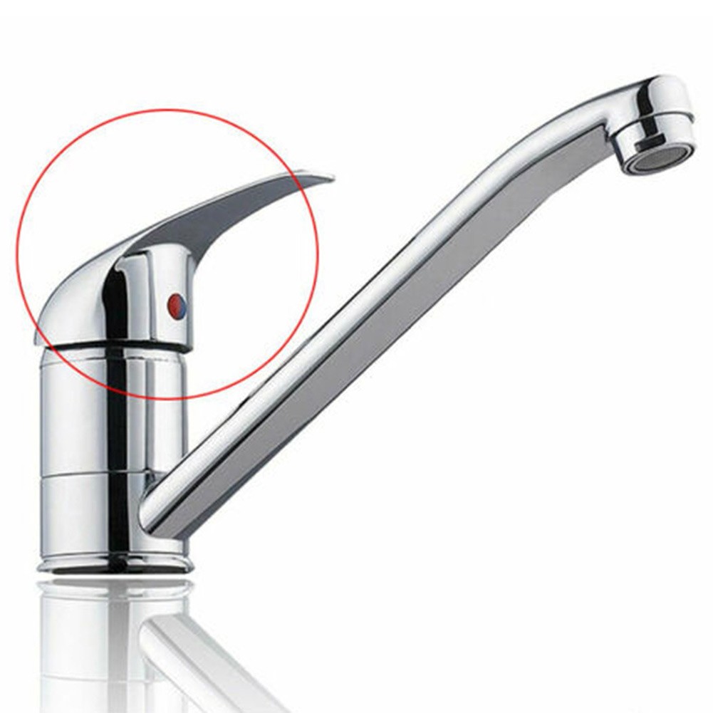 Replacements Kitchen Bathroom Single Lever Mixer Taps Handle Chrome Plated Faucet Handle Metal Taps Accessories