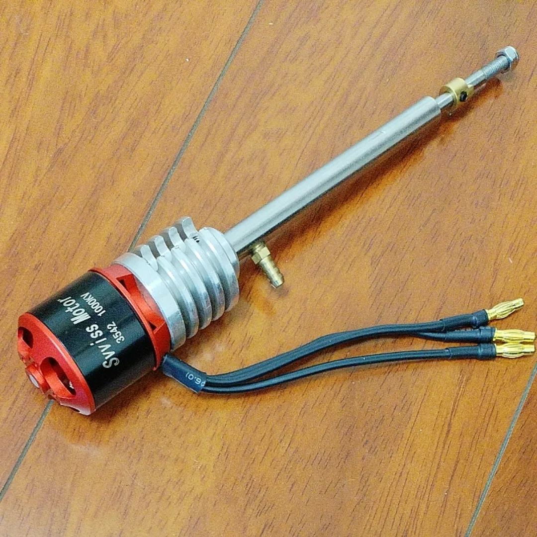 DIY RC Boot Model 3542 Borstelloze Motor Aandrijfas Propeller Motor Kit Speelgoedboot Lange As Onderwater Power Set Reserveonderdelen