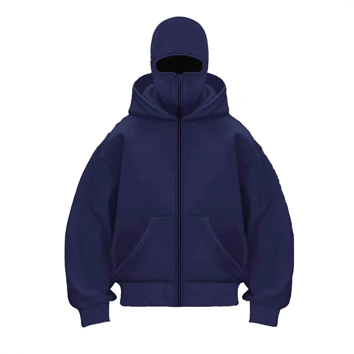 2025 outono masculino balaclava y2k gótico harajuku inverno novo item duplo moletom com capuz masculino máscara com zíper roupas esportivas femininas