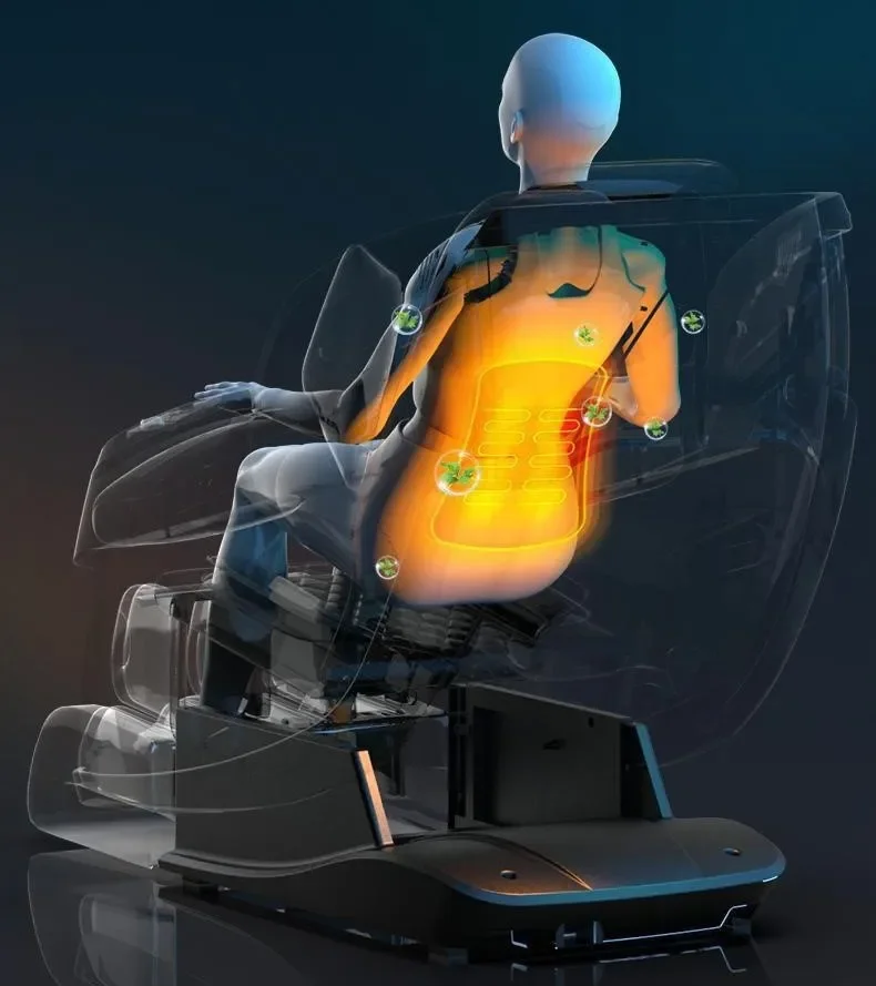 C124 2024 Moderner Integra 3D-Massagestuhl, umfassende Ganzkörpermassage mit Massagestuhl mit Zero-Gravity-Funktion