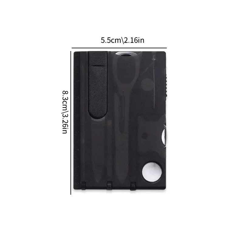 Outdoor Multi-functional Swiss Army Knife Card, Portable Survival Tool Card, Screwdriver, Camping Maintenance Emergency Tool