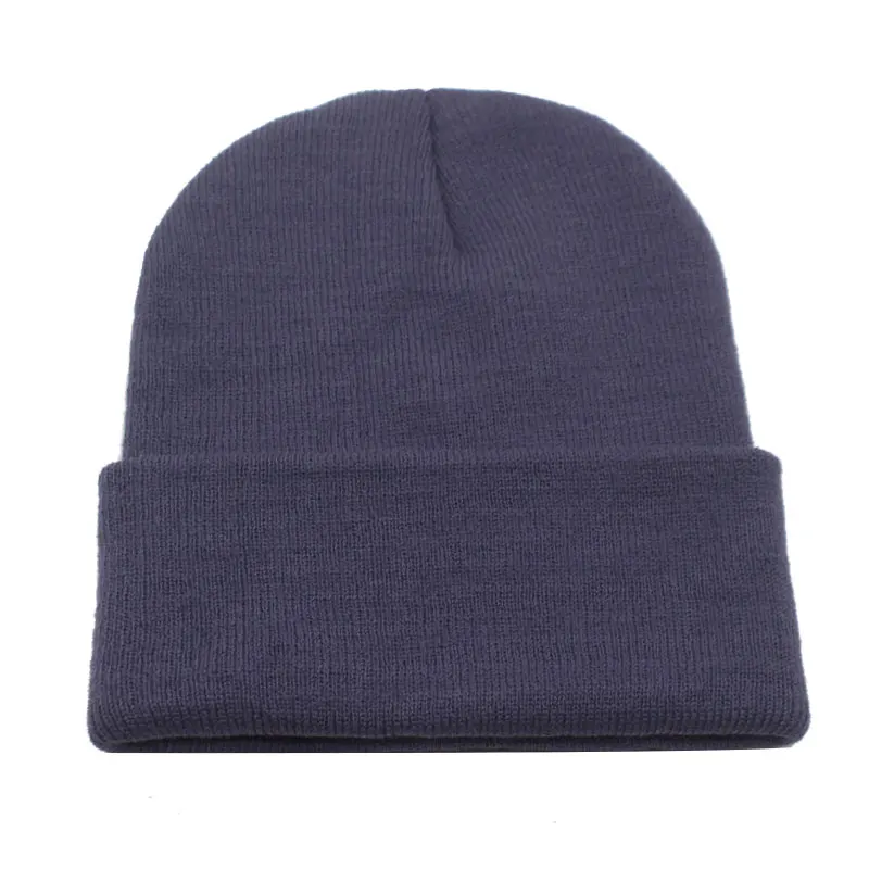 Chapéu de malha sólida chapéus de inverno chapéus gorro para homens mulheres gorro gorras para balaclava pelúcia engrossado proteção de ouvido