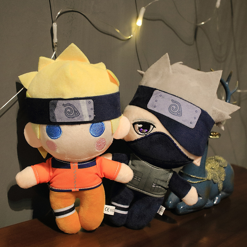 Brinquedo de pelúcia de anime japonês para crianças, Naruto, Kakashi, Uchiha, boneca Itachi, presente clássico, novo