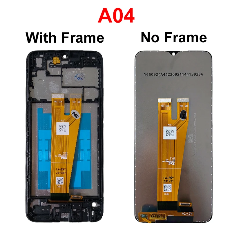 Für Samsung Galaxy A042F A04E LCD A04 Display A045 Touchscreen Digitalis ierer für Samsung A04S LCD A047 A047F Reparatur parta