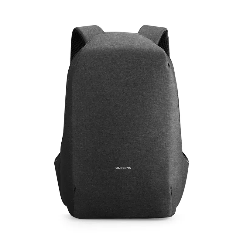 Kingsons-mochila antirrobo para hombre, morral abierto de 180 grados con carga USB para ordenador portátil de 15,6 pulgadas, mochilas escolares para adolescentes