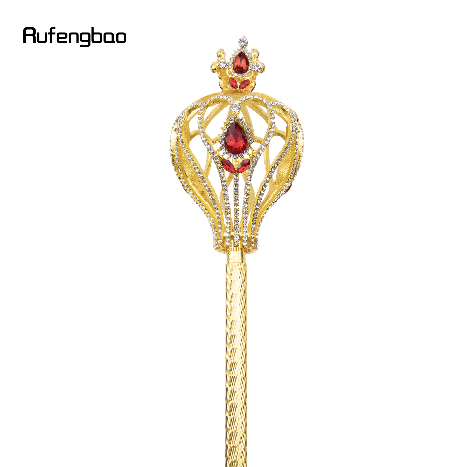 ゴールデンレッド合金妖精の杖女の子のためのプリンセスワンド子供のための天使の杖パーティーコスプレ衣装結婚式誕生日パーティー 91 センチメートル