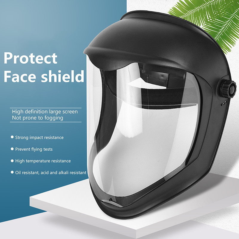 Protector facial completo antiniebla, cubierta facial reutilizable, visera transparente protectora para restaurante, ligero, duradero, multiusos