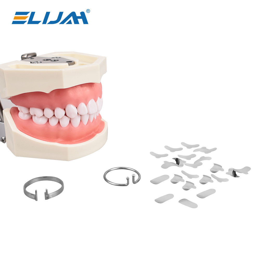 Denspay 100 stks/doos Tandheelkundige Sectionele Matrix Systeem Tandheelkundige Sectionele Matrix Band Hars Vastklemmen/Seperkende Ring Tandarts Gereedschap