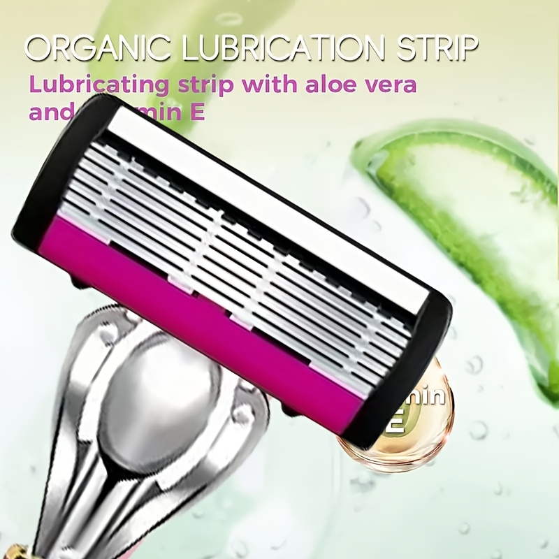 High Quality Men Safety razor 6-Layer Germany Stainless Steel Shaving Blades Manual Shaver Replacing Cutter Head