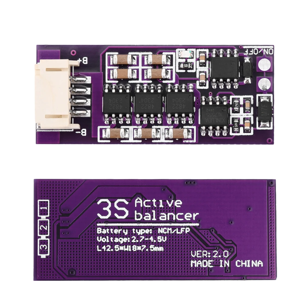 BMS 1.5A 3S 4S 5S 6S 8S 13S 14S 17S 21S Li-ion Lifepo4 LTO Lithium Battery Active Equalizer Balancer Board Balance Capacitor