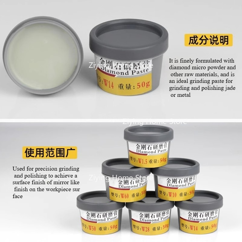 1pc Diamond Paste Compound Mirror Polishing Lapping Syringes W0.25-60 Micron Glass Jade Jewelry Metal Buffing Abrasive Tools New