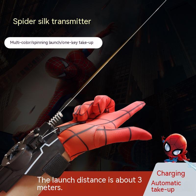 Ml Legends Spiderman Web Shooters Spielzeug Spider Man Handgelenk Launcher Cosplay Peter Parker Zubehör Requisiten Handschuhe Für Kinder Geschenk
